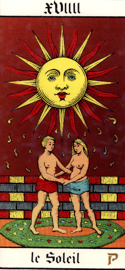 Soleil du Tarot de Wirth