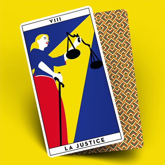 Carte du Tarot Initiatique - La Justice