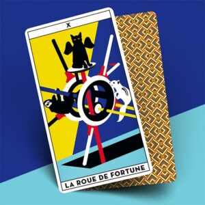 Carte du Tarot Initiatique - La Roue de Fortune