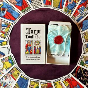 Coffret et livret le Tarot des confinés - Arcana Sacra 2021