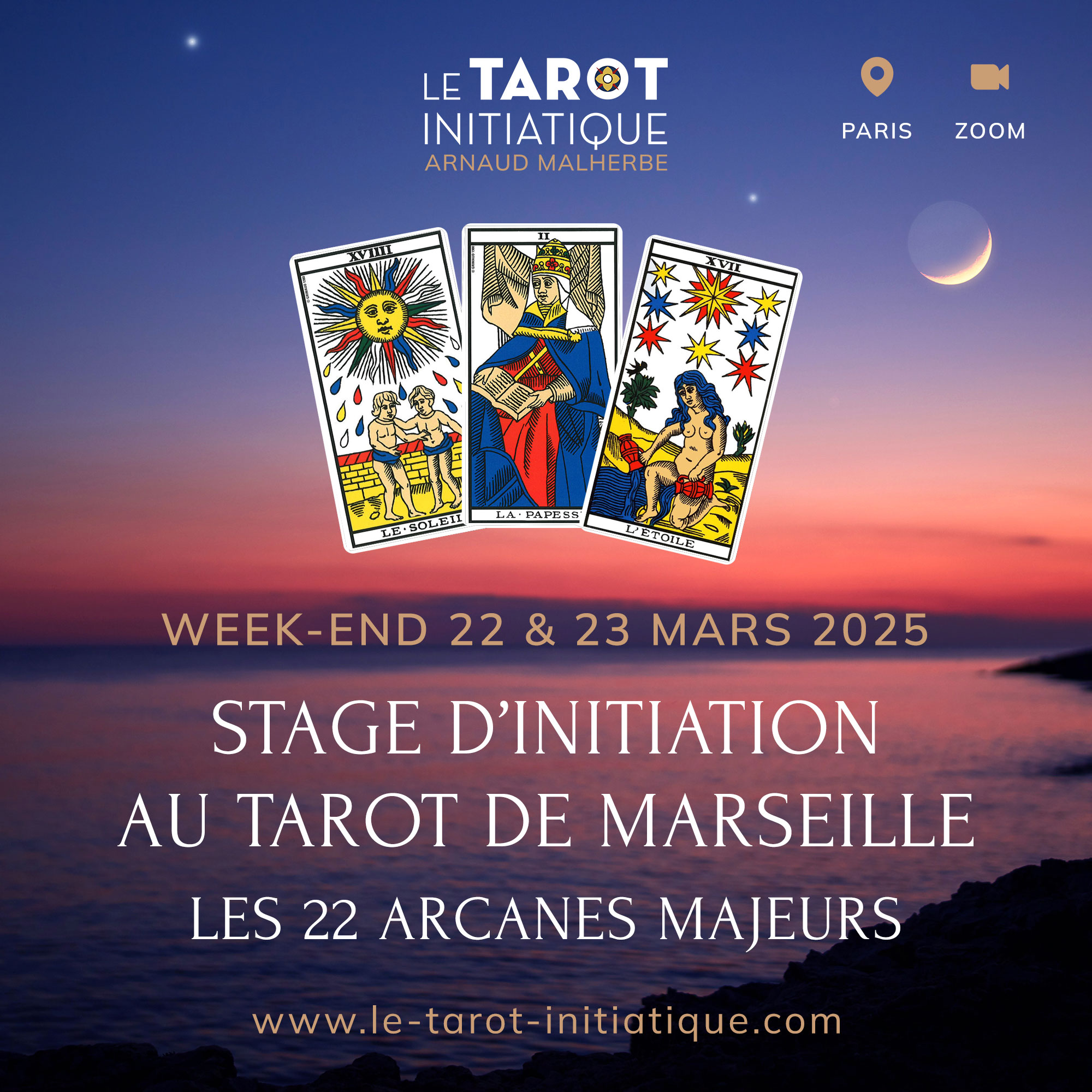 stage tarot niveau 1 arcanes majeures paris mars 2025