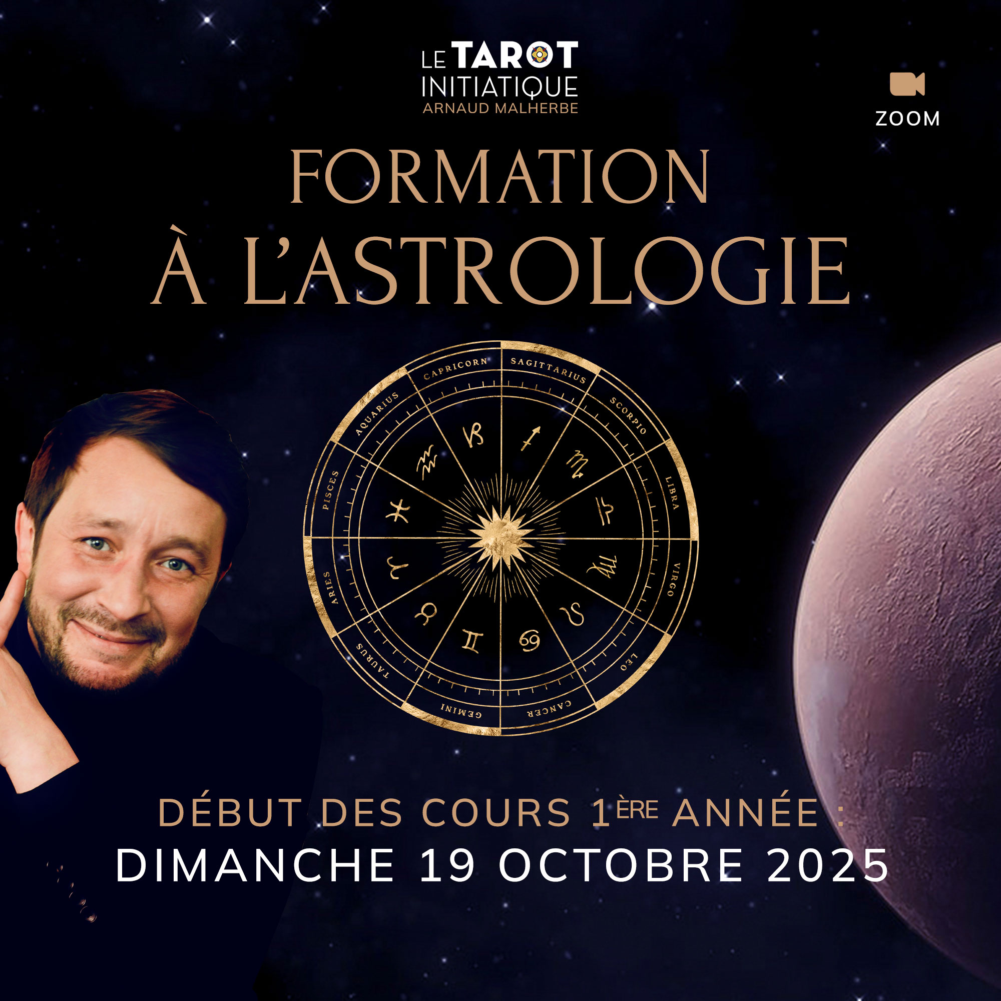 2025 formation astrologie debutant oct 2025