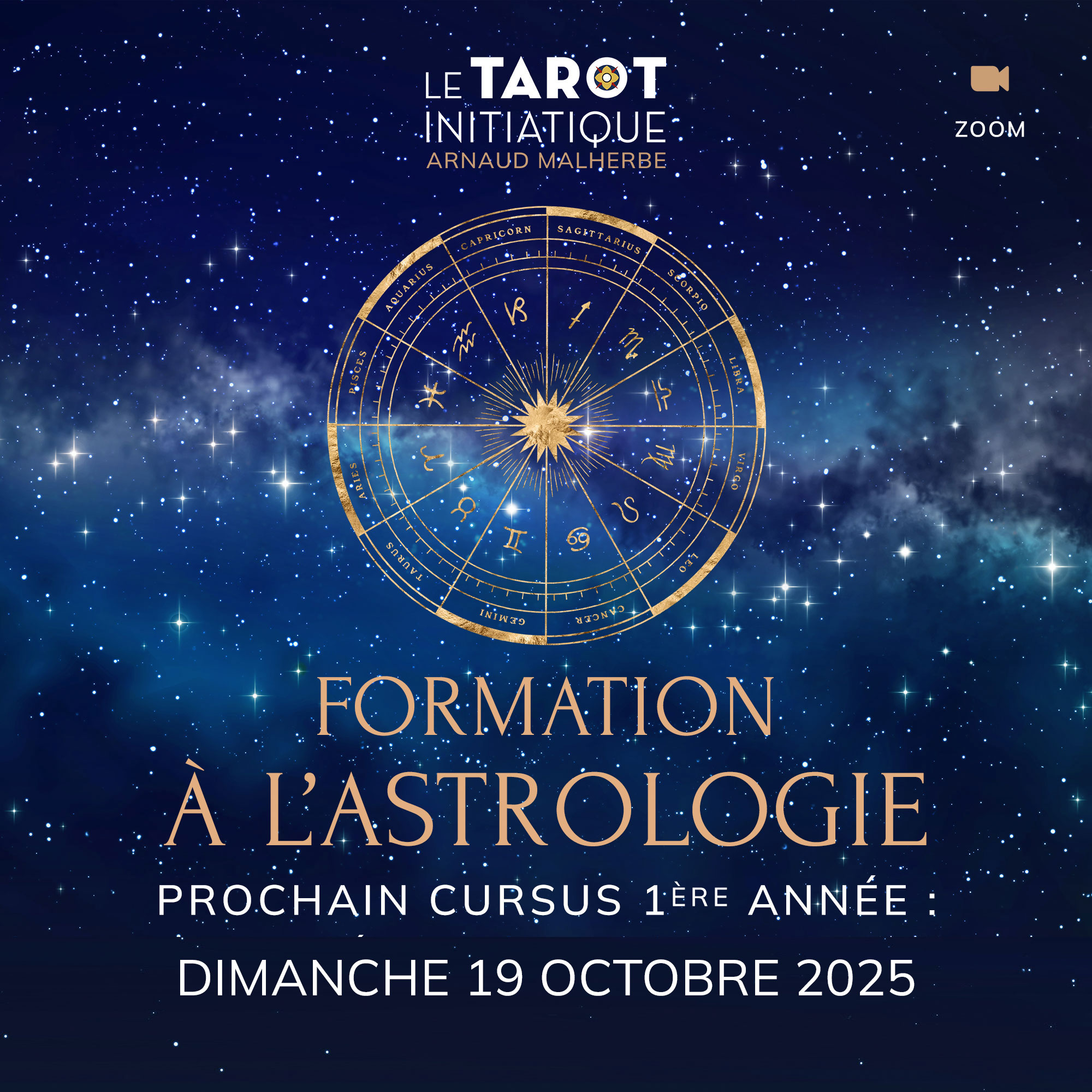 2025 formation astrologie debutant octobre 2025