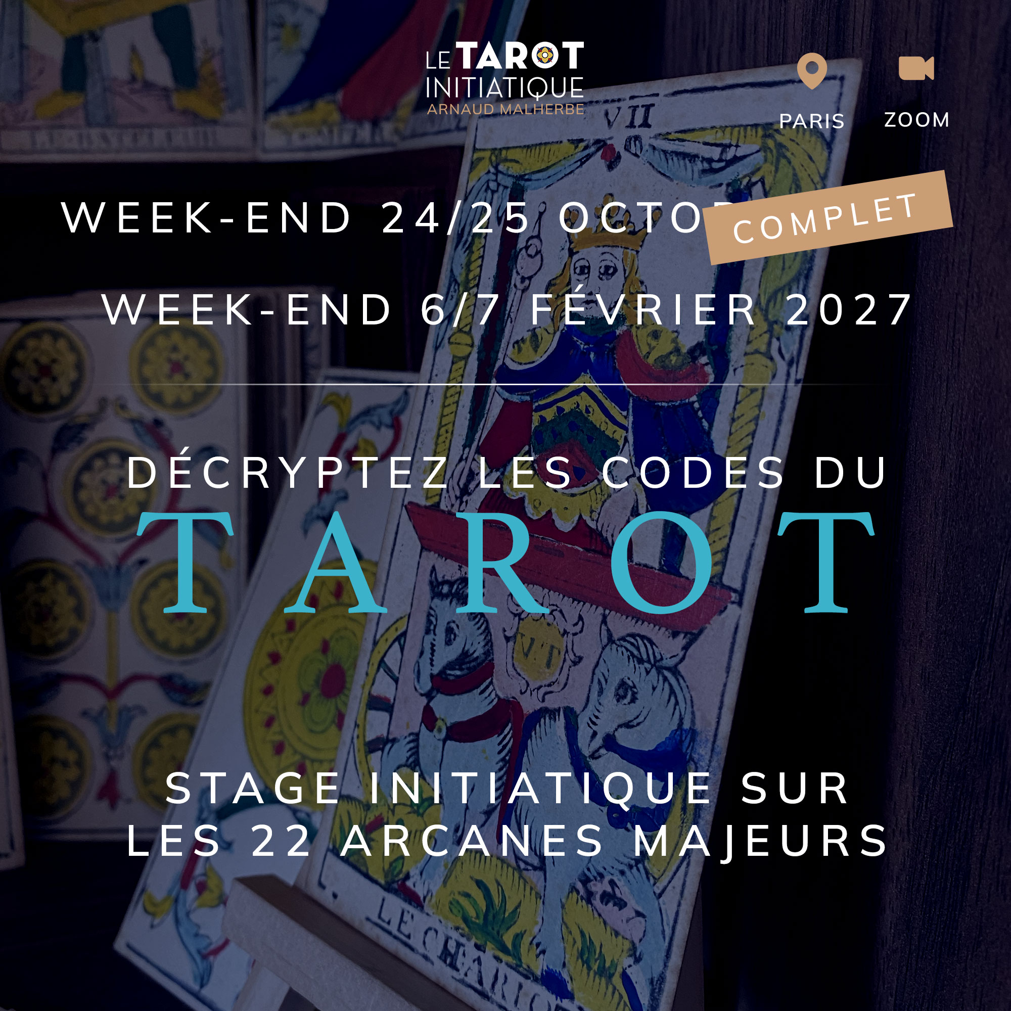 formation tarot arcanes majeurs paris fevrier 2027