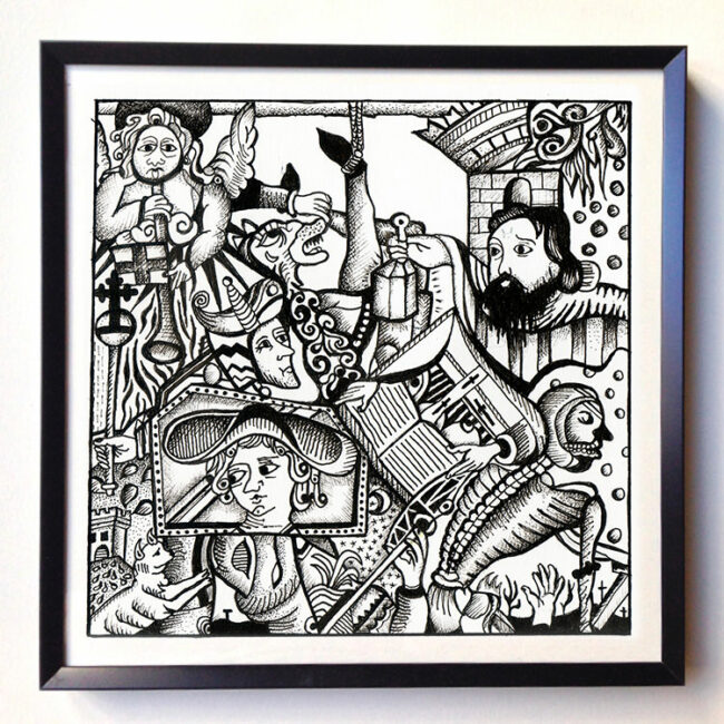 01 Tarot doodle print 1 3