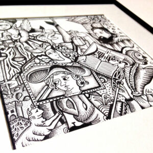 05 Tarot doodle print 1 3